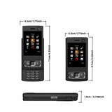 Mini móvil Fuffi con teclado deslizante