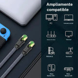 Cable Ethernet Cat 8 de alta velocidad