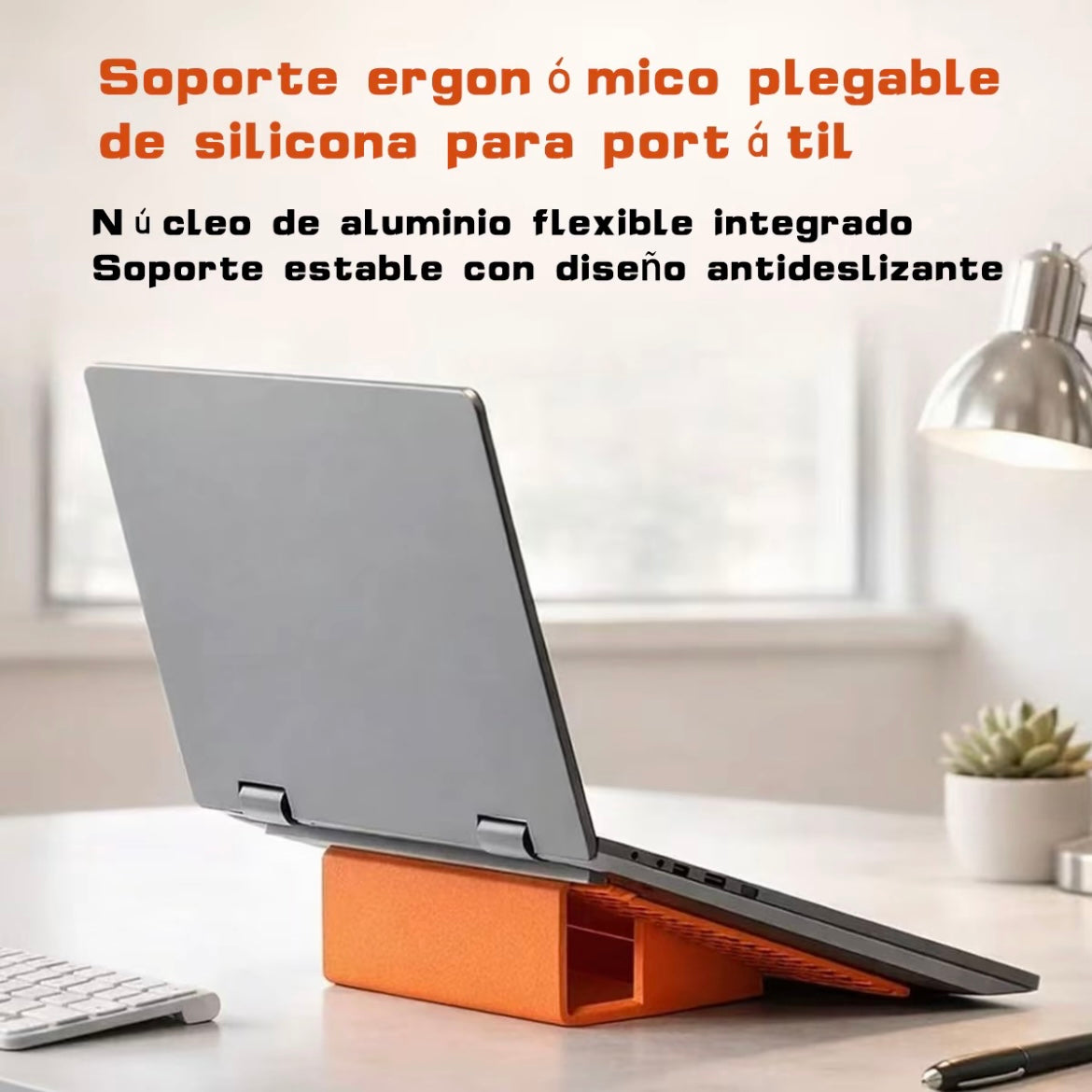 Soporte flexible de silicona para móvil