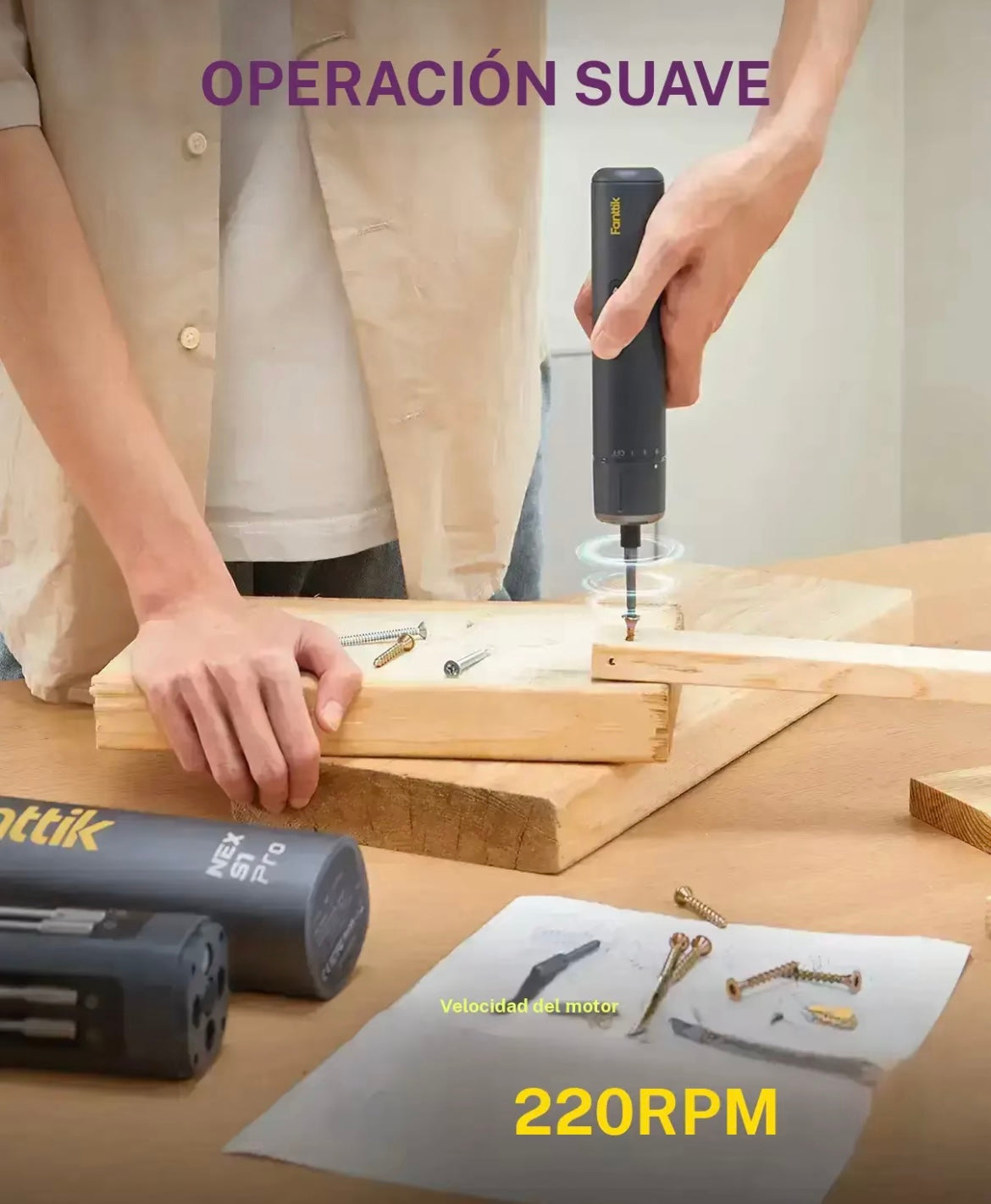 Destornillador Eléctrico Fanttik
