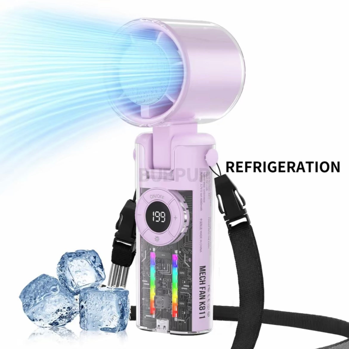 Ventilador turbo de mano