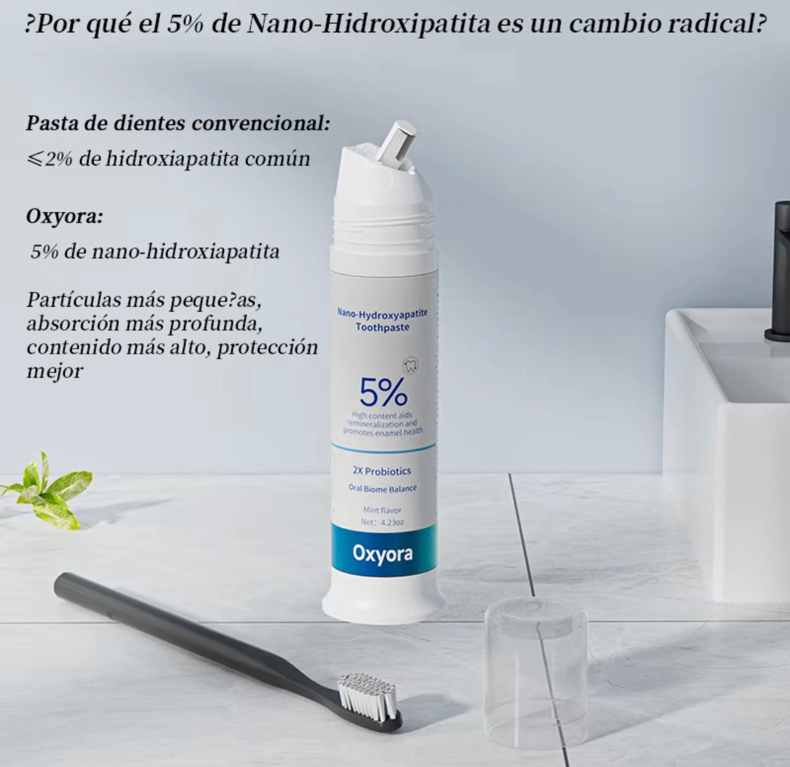 Pasta de dientes sin Fluoruro