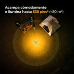 Luz camping multifuncional