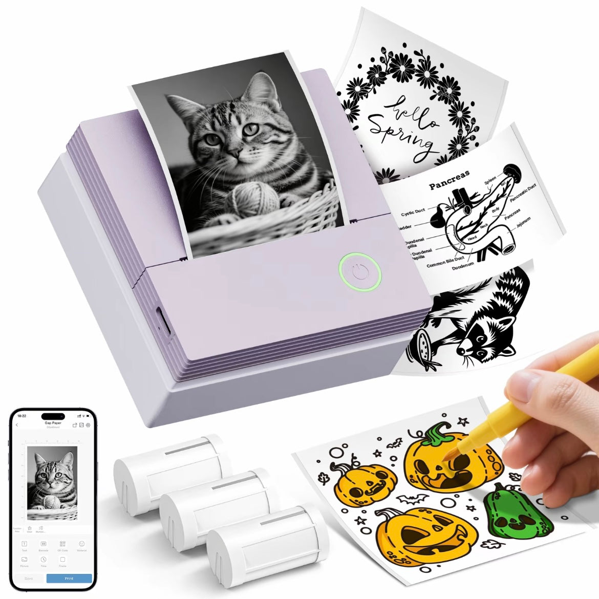 Mini impresora portátil PM290C