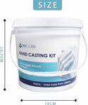 Kit de moldeo de manos con yeso