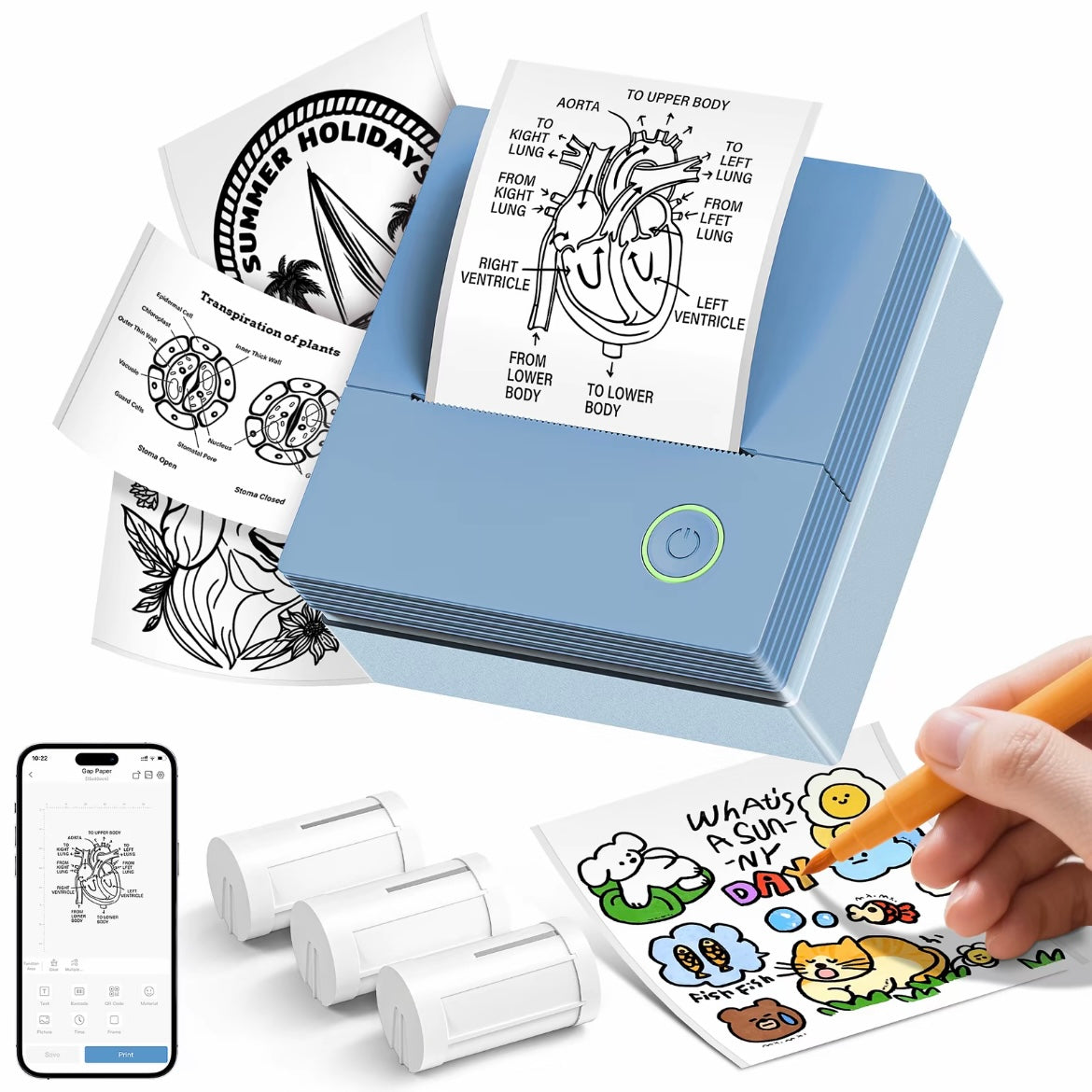 Mini impresora portátil PM290C