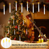 Velas flotantes mágicas