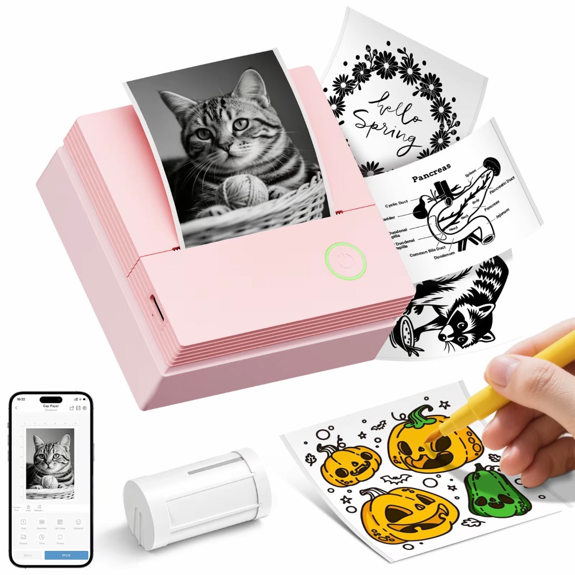 Mini impresora portátil PM290C