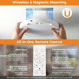 Luz de techo con sensor recargable