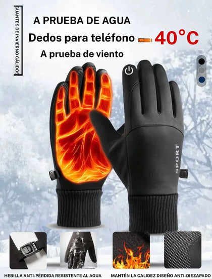 Guantes térmicos impermeables