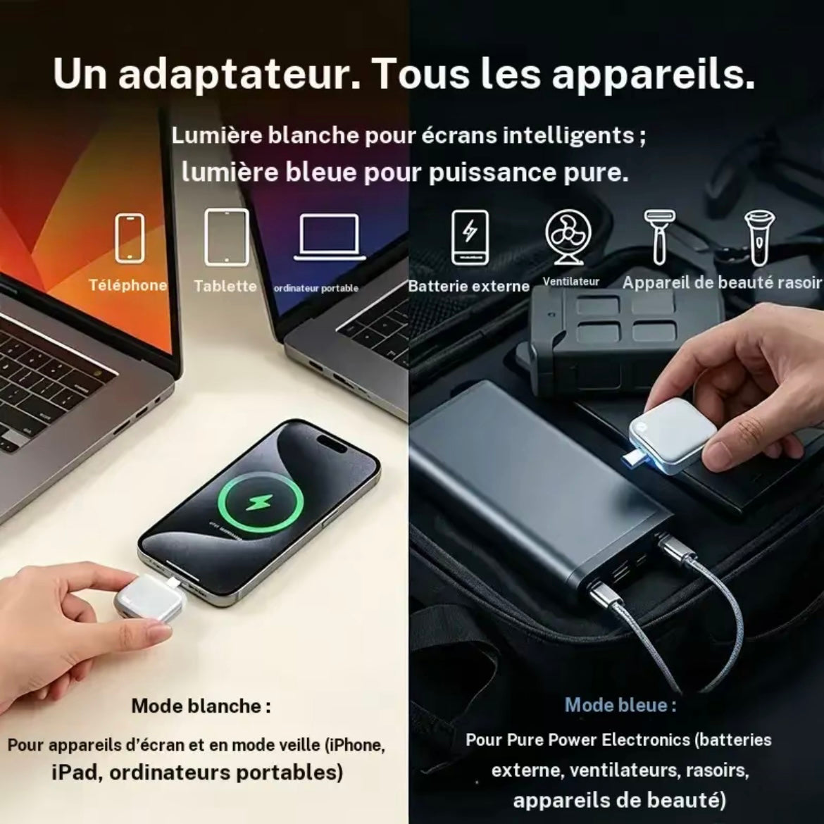 Adaptador inteligente con desconexión automática