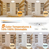 Luz de techo con sensor recargable