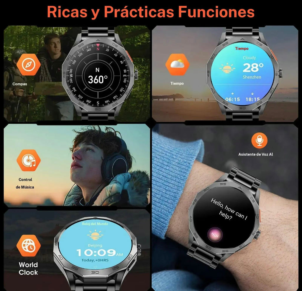 Reloj inteligente multifuncional