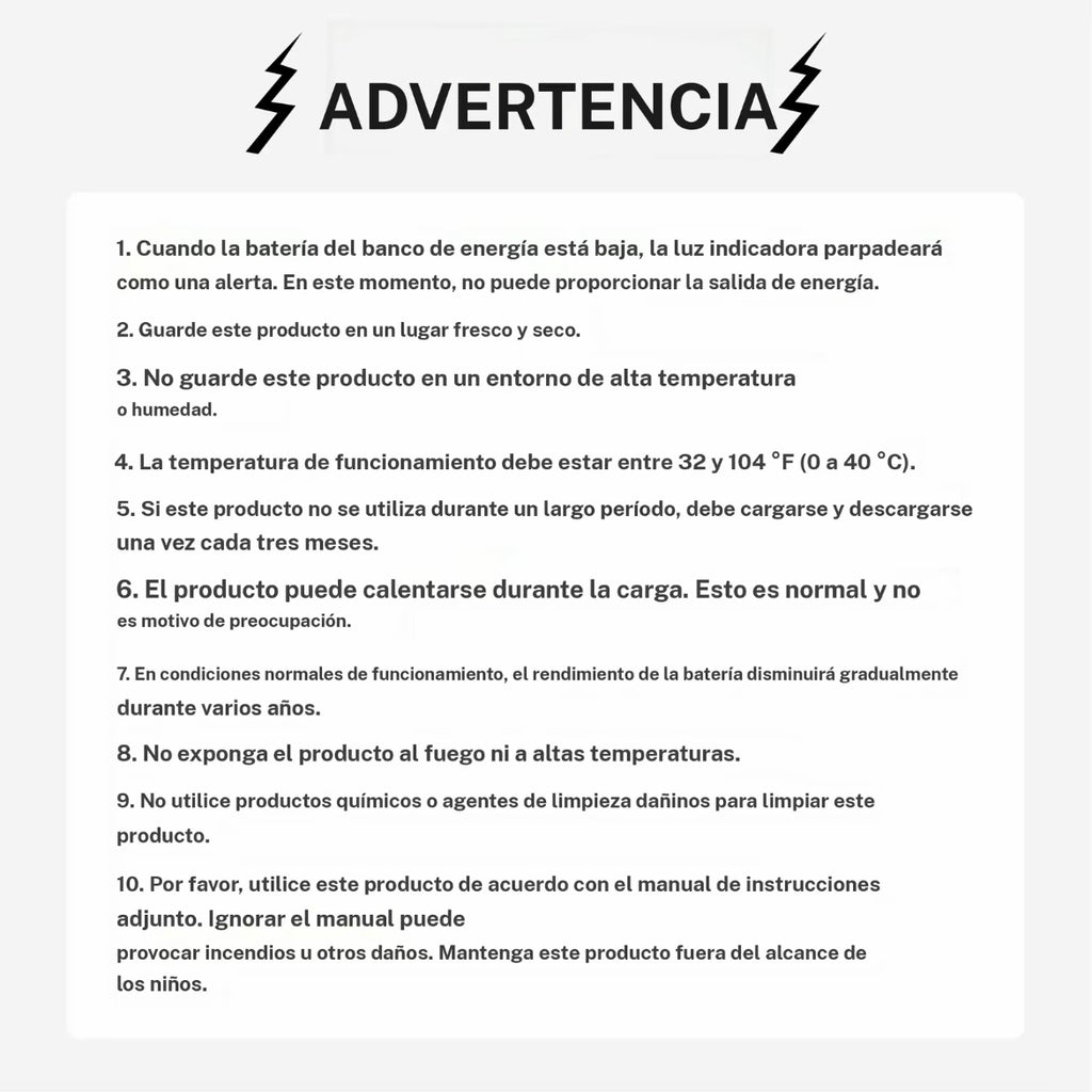 Banco de energía portátil
