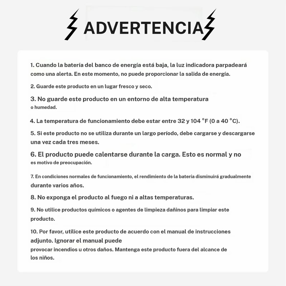 Banco de energía portátil