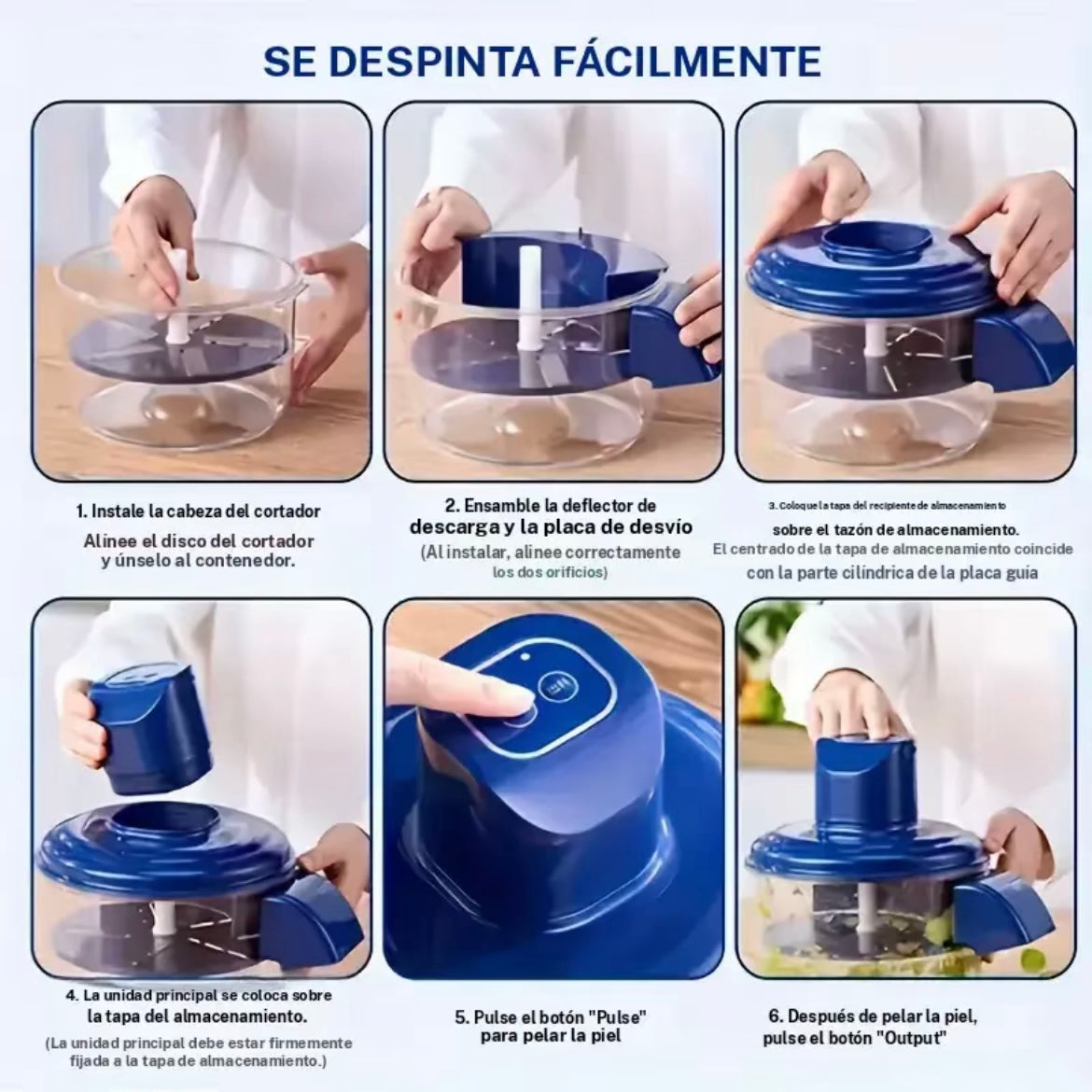 Pelador de frutas automático