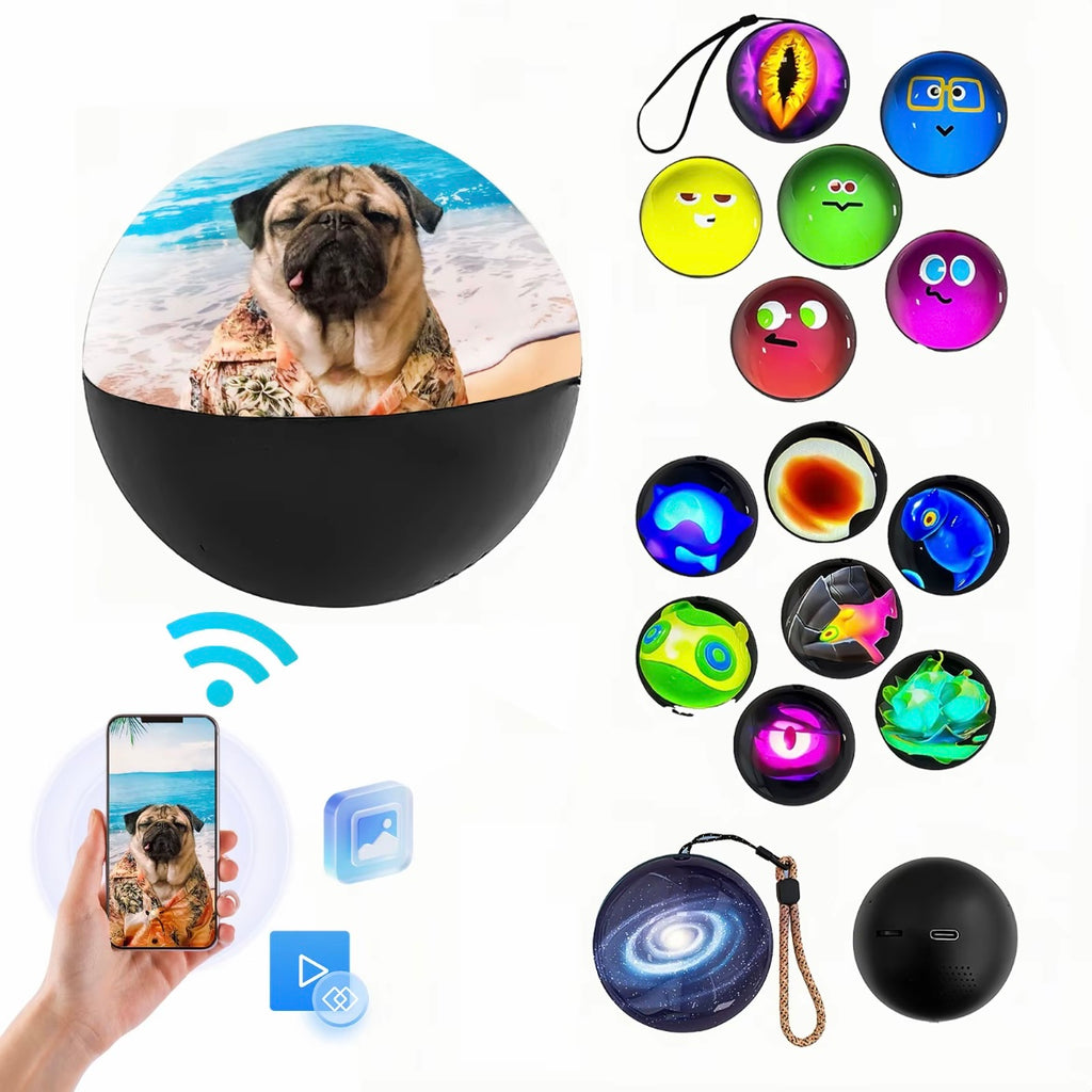Bola cristal con pantalla 3D