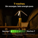 Luz camping multifuncional