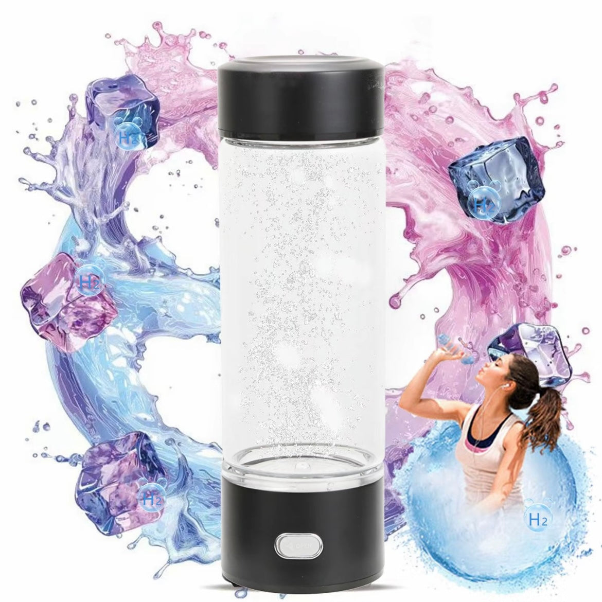 Botella de agua de hidrógeno
