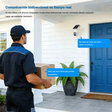 Cámara de seguridad con panel solar