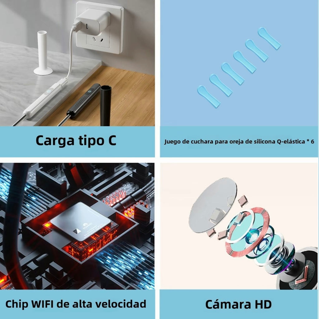 Otoscopio  con cámara