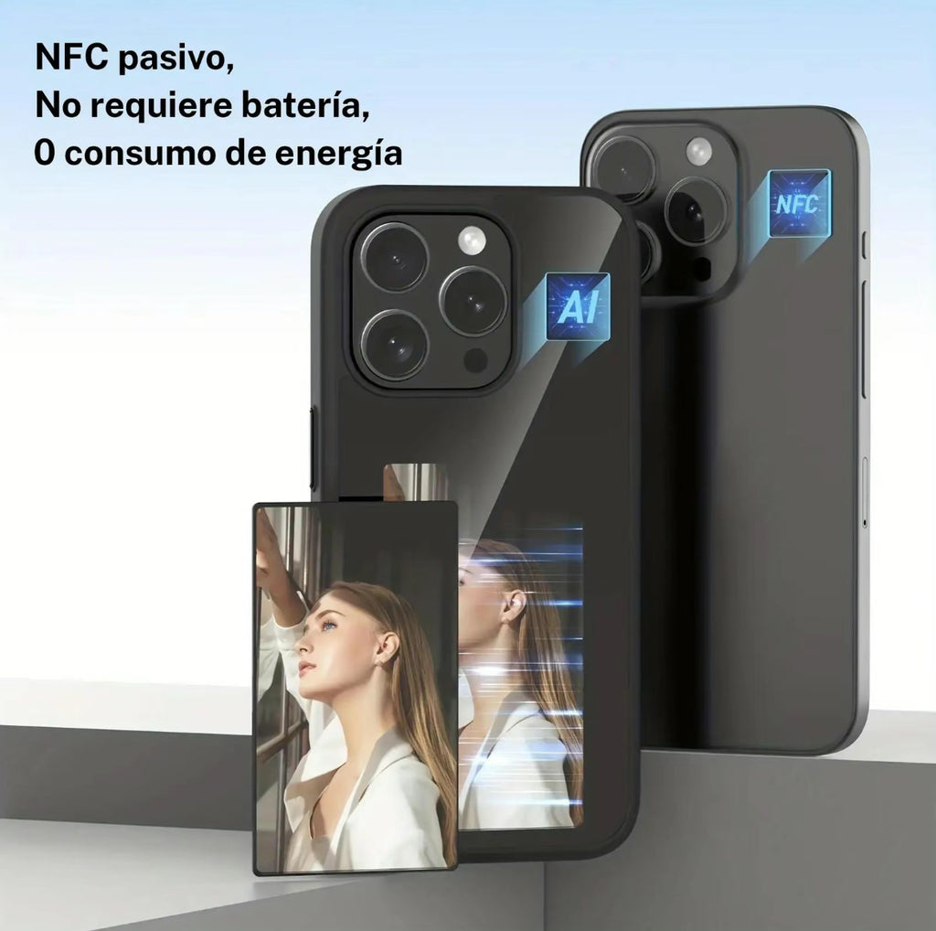 Funda de teléfono con tinte de pantalla inteligente