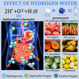 Botella de agua de hidrógeno