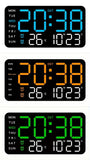 Reloj de pared digital grande con pantalla LED
