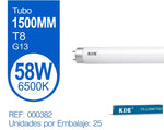 TUBO FLUORESCENTE T8 58W LUZ FRíA