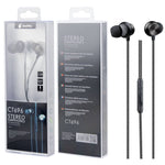 Auriculares Stereo con Microfono Nube, cable 1.2M, Gris