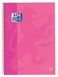 LIBRETA OZFORD ROSA FLORESCENTE 5X5 80 PAGINAS