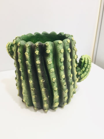 Maceta forma cactus 13cm