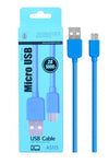Cable de datos para Micro USB, 2A, 1M Azul