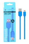 Cable de datos para IP 5/6/7 Azul