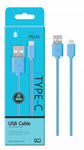 Cable de Datos para Type-C, 2,0A, 1M Azul