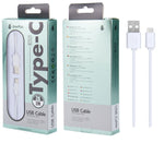 Cable de Datos para Type C, 2A 2M, Blanco