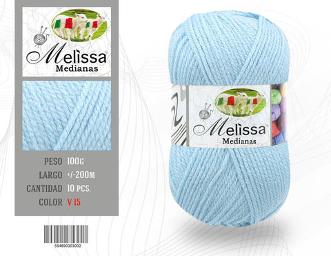 lana azul celeste t-1093 200m