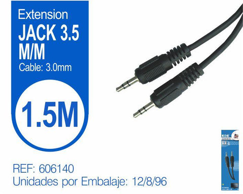 EXTENSION JACK 3.5M/M 1.5m