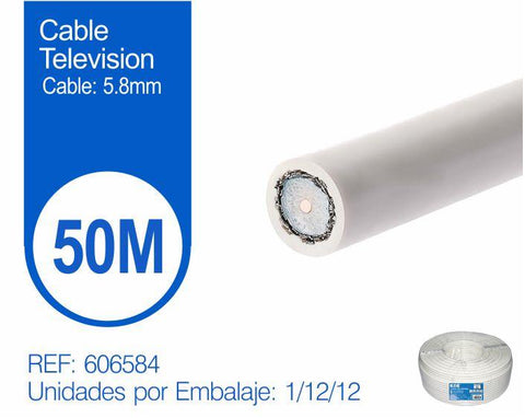 CABLE TELEVISIóN 50m M/H 9,5mm