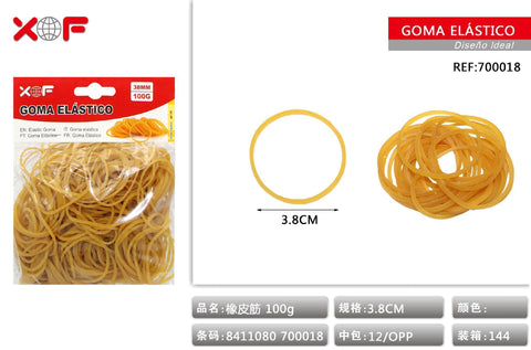 GOMA ELASTICA 38MM 100G