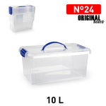 CAJA No 24 (10 L) TRANSPARENTE