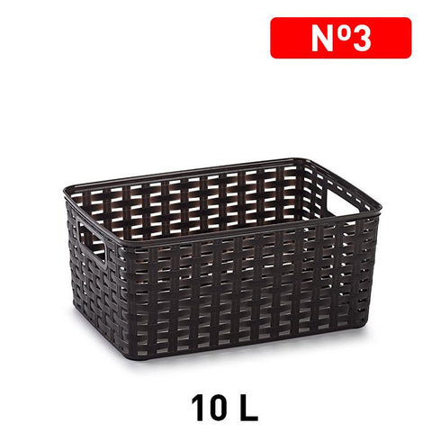 CESTA RATTAN No 3 10 L 33 x 22 CM WENGUE