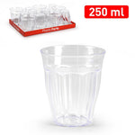 VASO AGUA Cristal 250 ML TRANSPARENTE