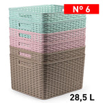 CESTA RATTAN No 6 28,5 L 34 X 40 CM SURT
VRM