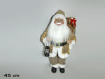 SANTA CLAUS LENTEJUELAS ORO 45CM