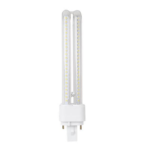 Enchufe LED B6(15W,G24d-3,6400K,Tubos dobles)