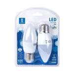 LED A5 C37 (2 pcs)(5W,E27,6400K)