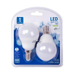 LED A5 G45 (2 pcs)(7W,E14,6400K)