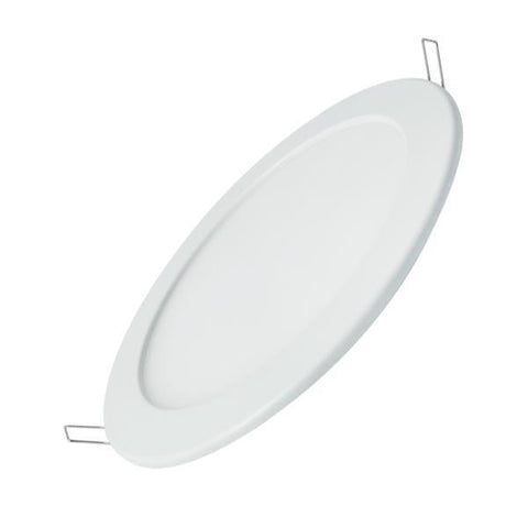 Lampara de tubo super fino LED E6(16W,4000K,Φ185-195mm,Marco color blanco,Circular,Empotrar,Cerramiento)