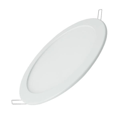 Lampara de tubo super fino LED E6(20W,3000K,Φ220-230mm,Marco color blanco,Circular,Empotrar,Cerramiento)